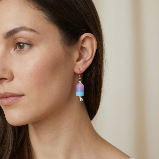 Cotton Candy Skies Buoy Earrings - Knot & Naut