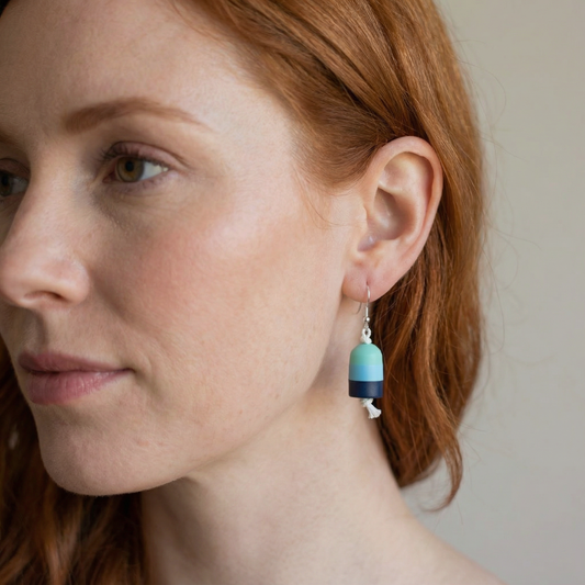 Summertime Blues Buoy Earrings - Knot & Naut