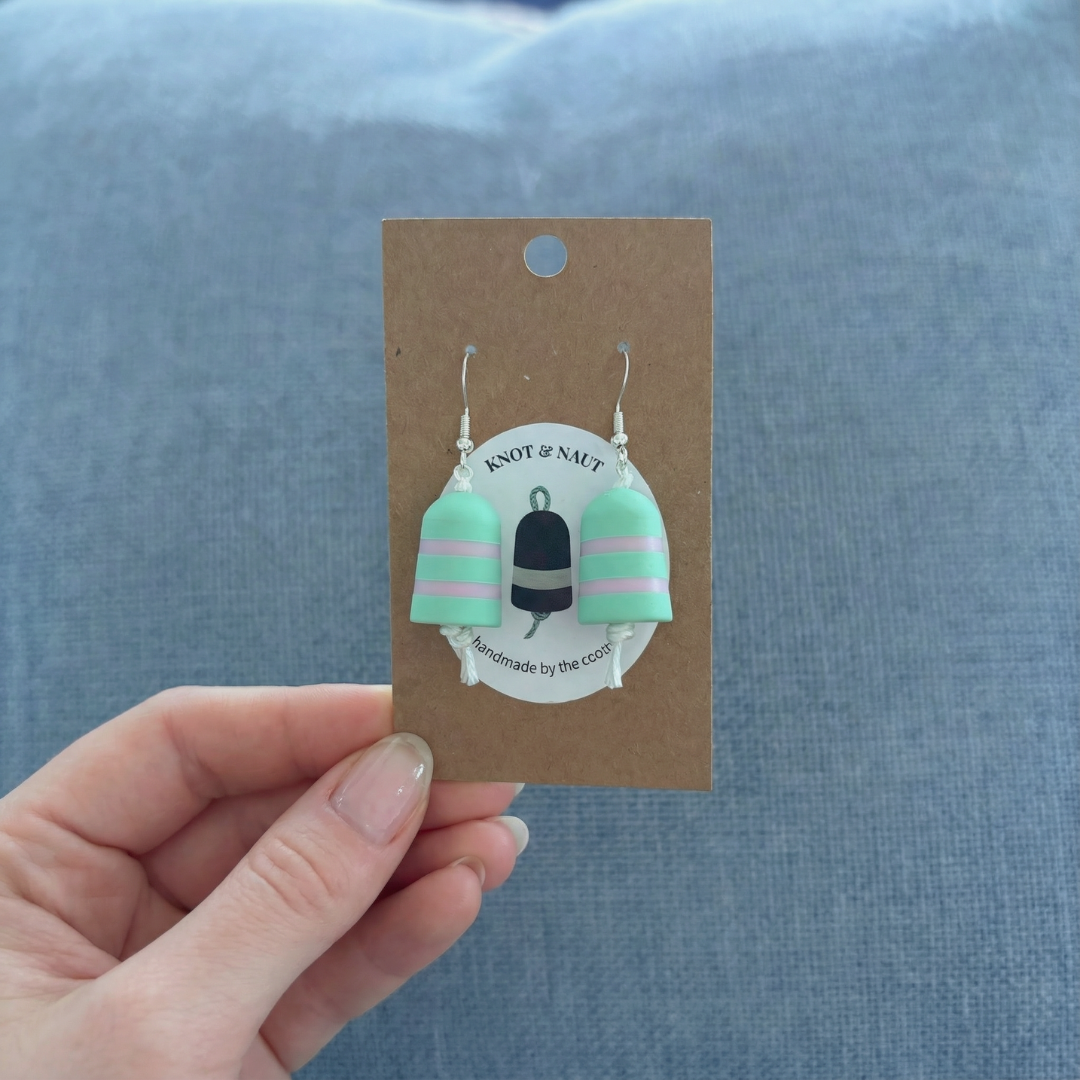 Watermelon Sorbet Buoy Earrings - Knot & Naut