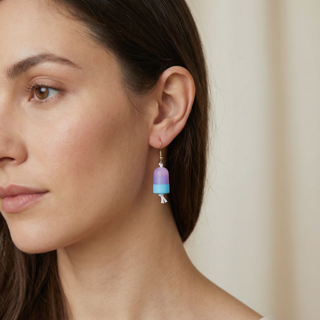 Cotton Candy Skies Buoy Earrings - Knot & Naut