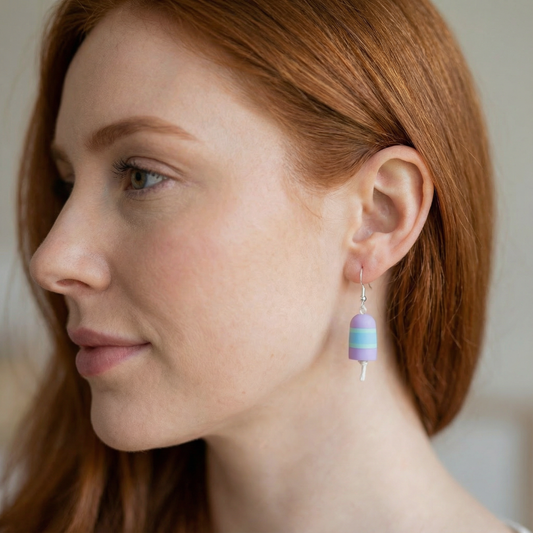 Hydrangea Season Buoy Earrings - Knot & Naut