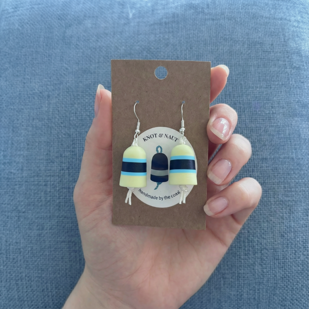Puddle Jumper Buoy Earrings - Knot & Naut