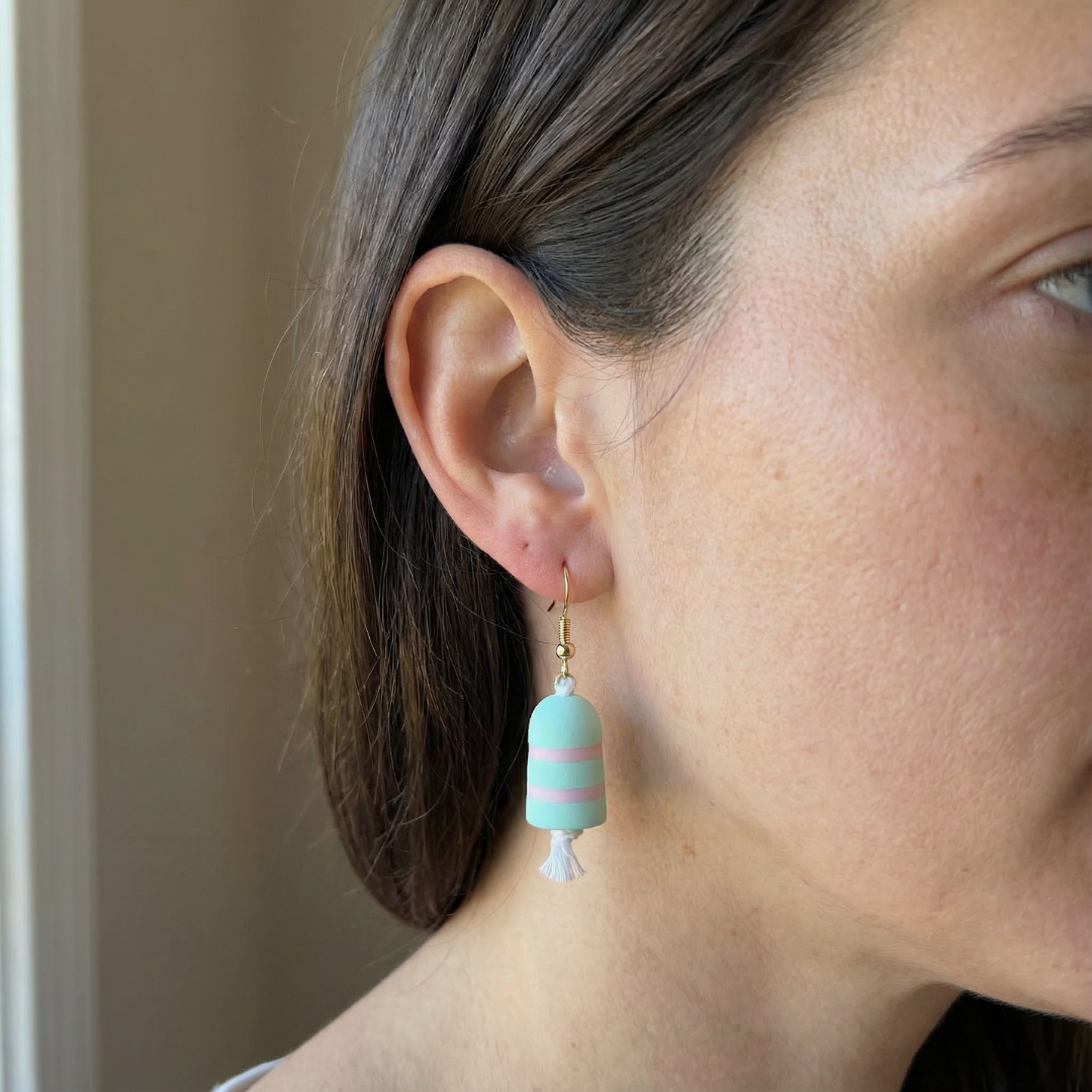 Watermelon Sorbet Buoy Earrings - Knot & Naut