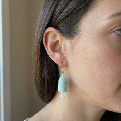 Watermelon Sorbet Buoy Earrings - Knot & Naut